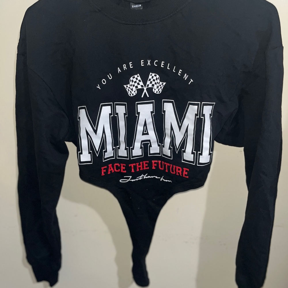 Cropped sweatshirt - Picture 3 of 3